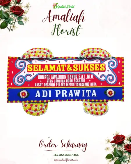 Papan Bunga Ucapan Selamat Sugihan